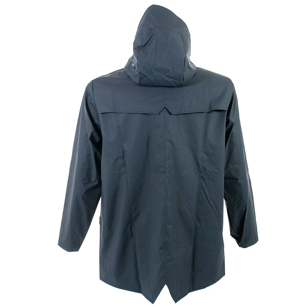 Rains Blue Hooded Jacket 1201