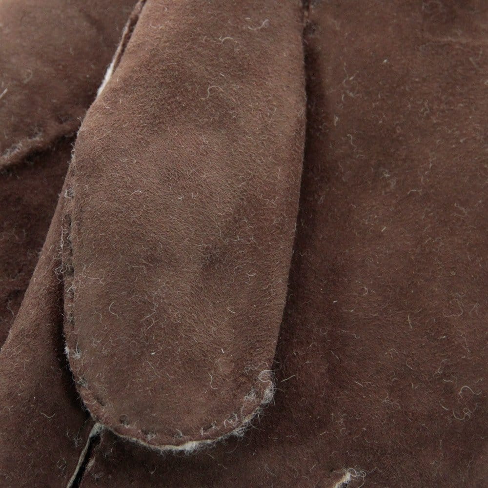 Dents Mahogany Brown Lambskin Leather Gloves 5-1553MOH