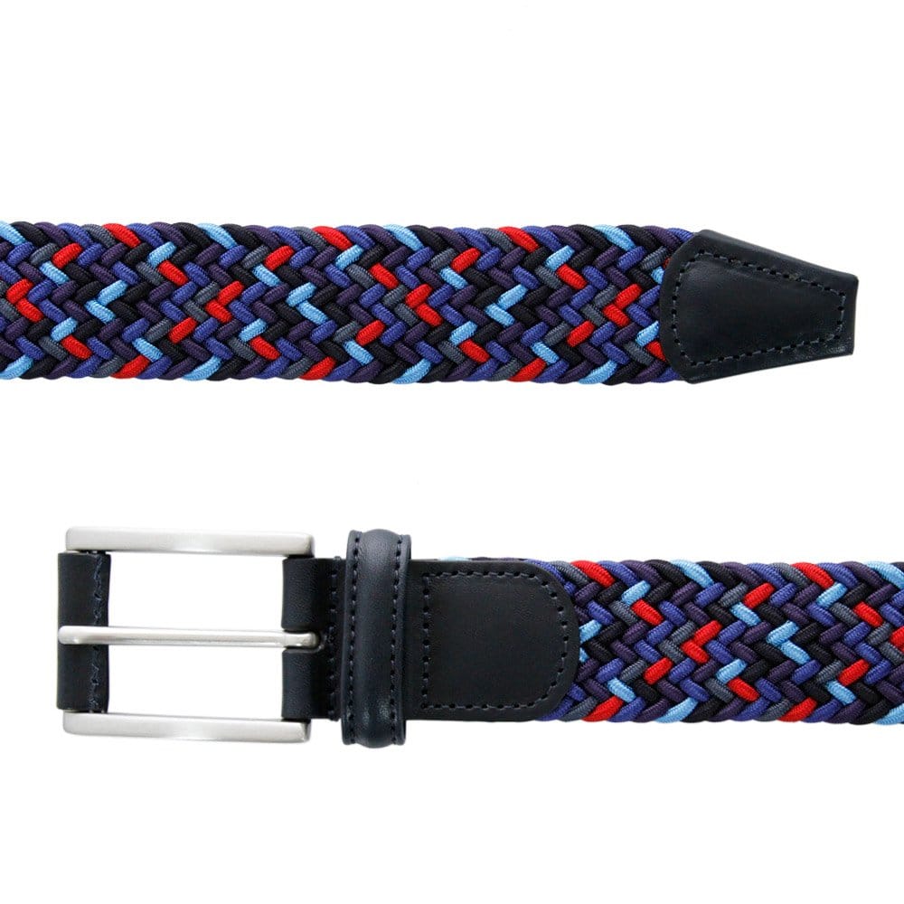 Anderson's Belts Elastic Woven Belt - Dark Multi