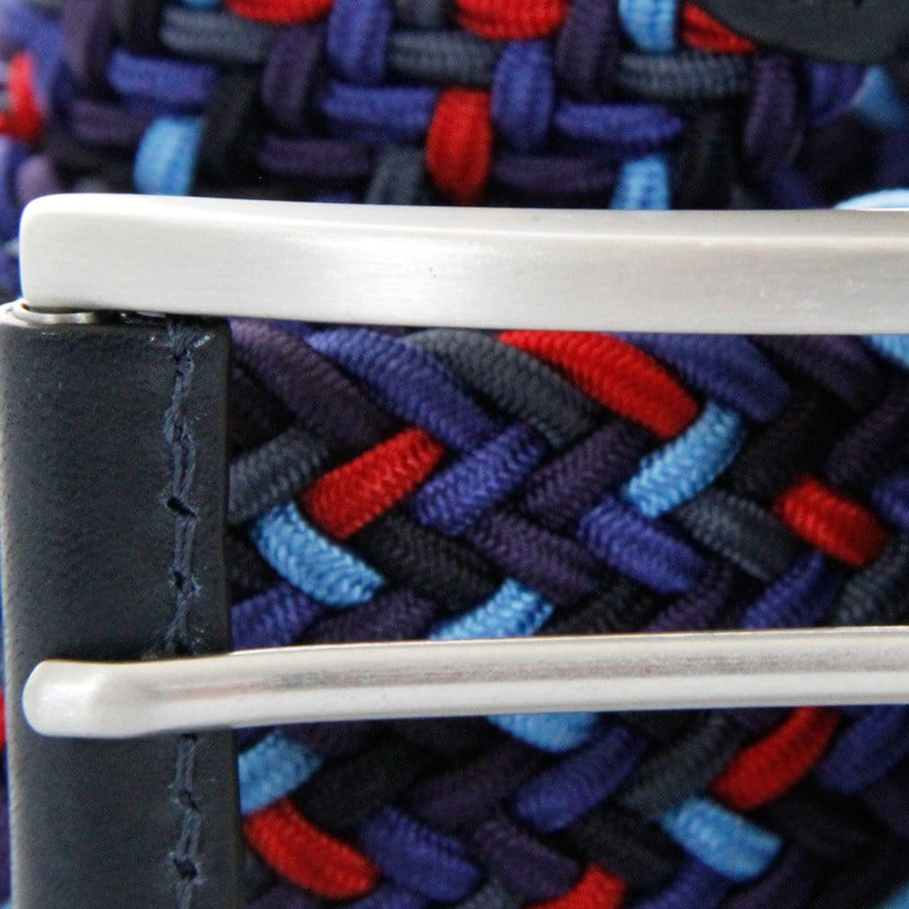 Anderson's Belts Elastic Woven Belt - Dark Multi