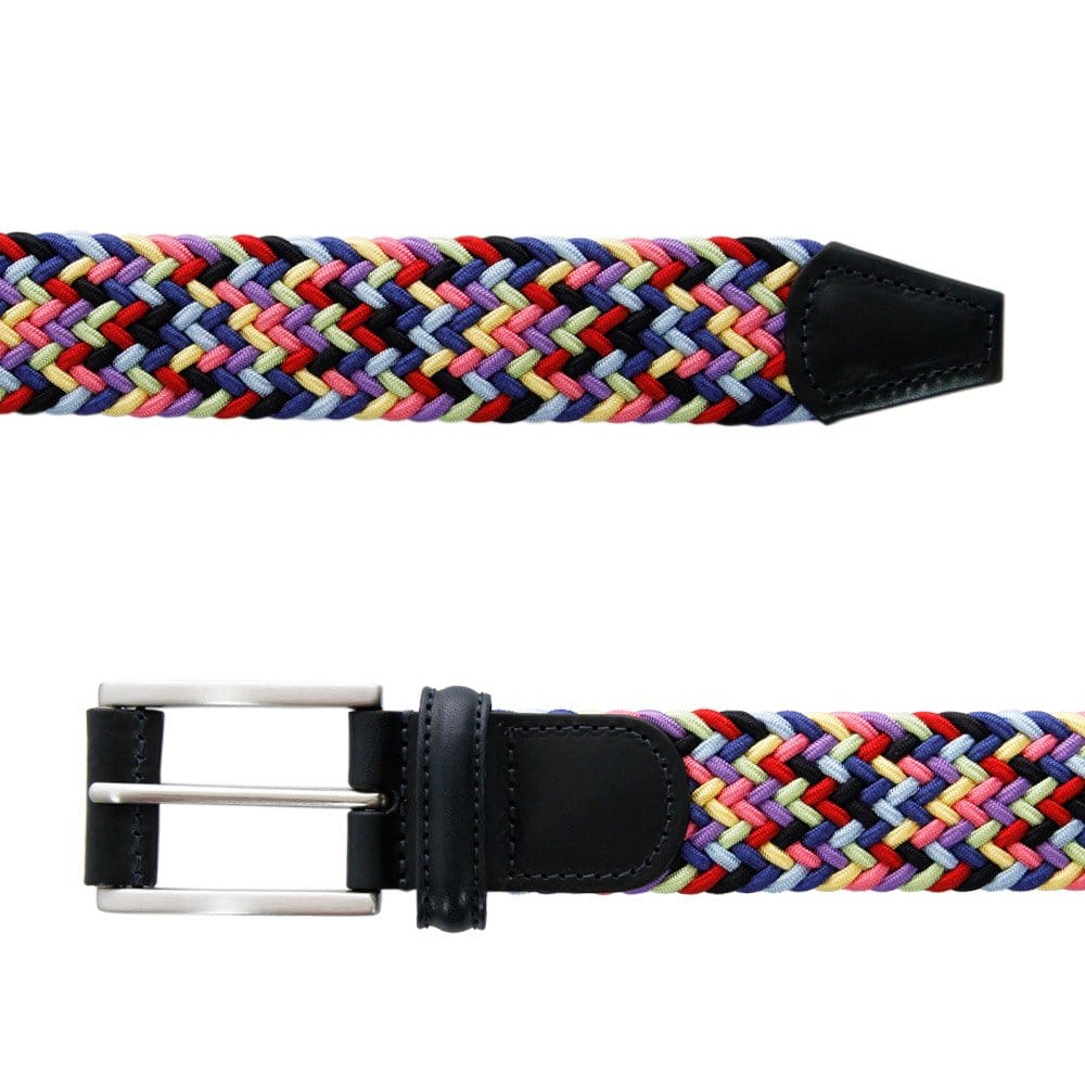 Anderson's Belts Anderson Belts Woven Rainbow Belt