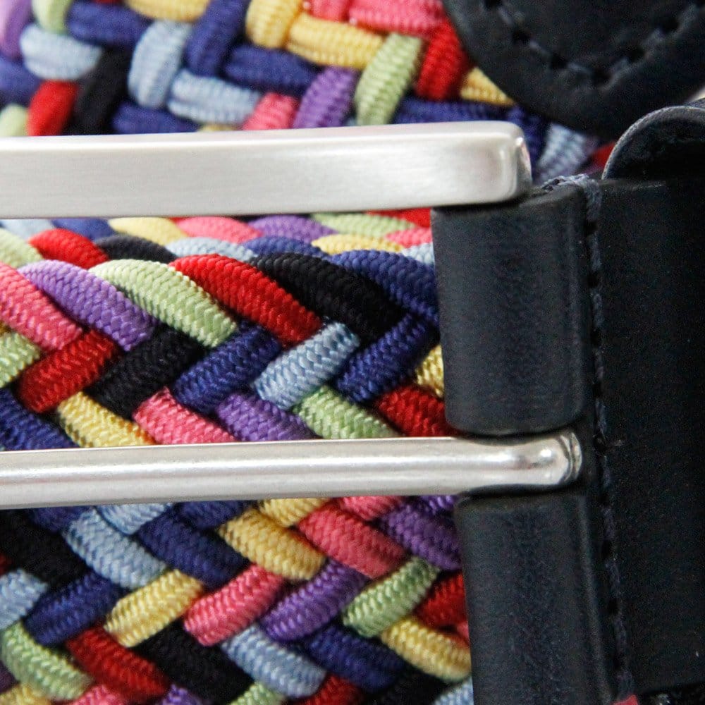 Anderson's Belts Anderson Belts Woven Rainbow Belt