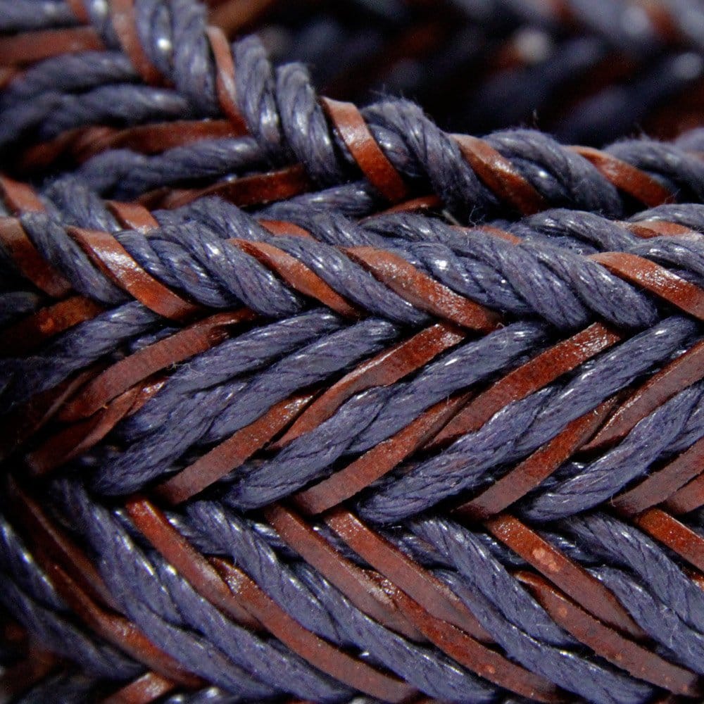 Anderson's Belts Anderson's Braided Twine Deep Navy Brown Belt AF2949002