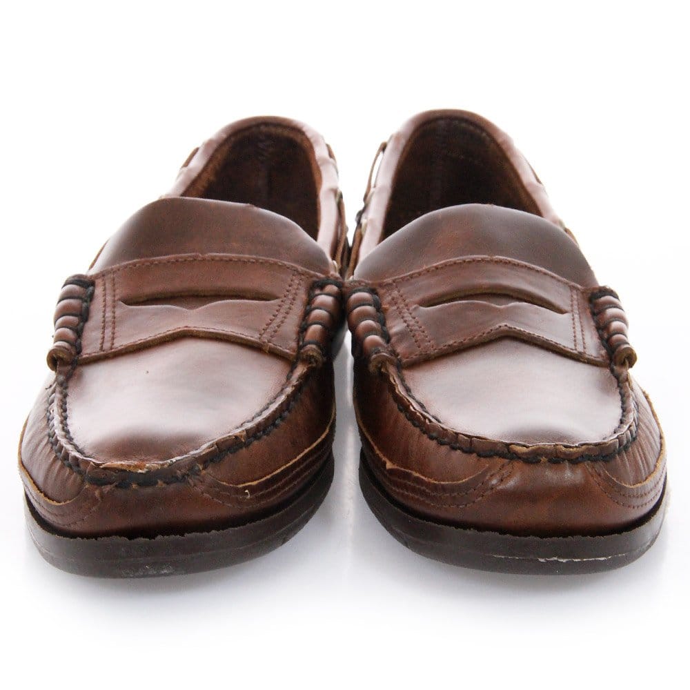 Sebago Sloop Brown Loafer Shoe B70384