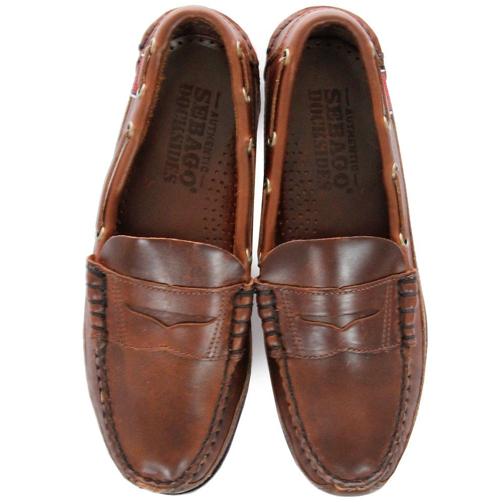 Sebago Sloop Brown Loafer Shoe B70384
