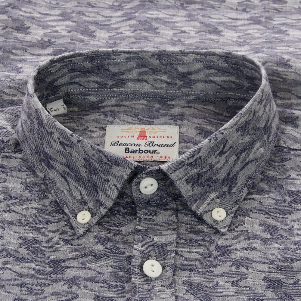Barbour Heritage Squadron Shirt - Indigo