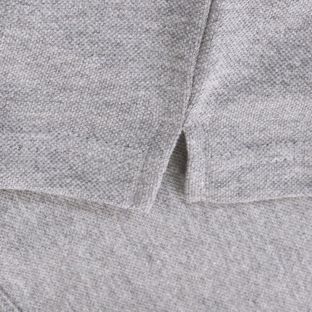 Gloverall Grey Pique Polo Shirt 3628PC