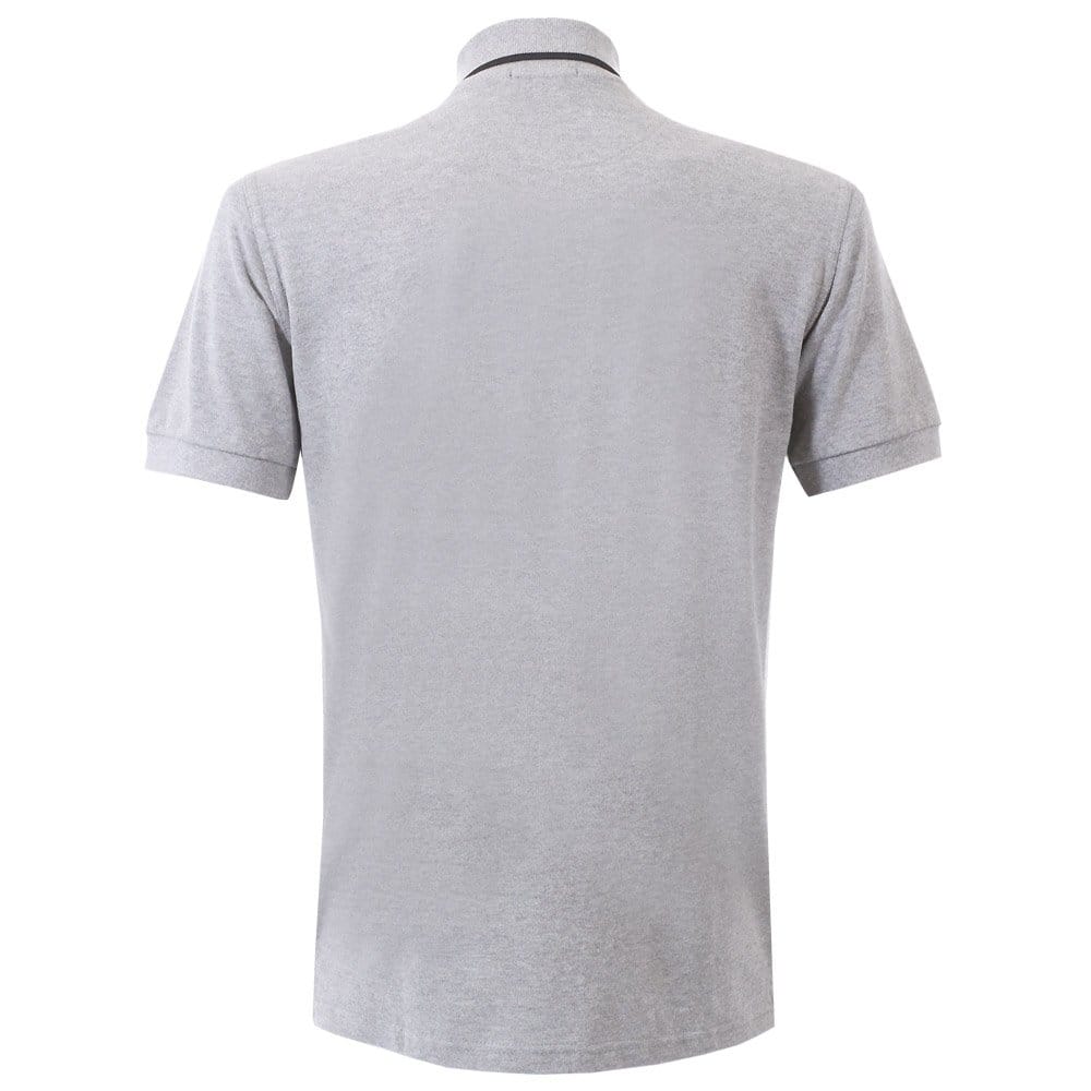 Gloverall Grey Pique Polo Shirt 3628PC