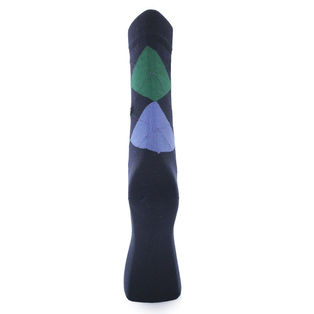 Burlington Socks Burlington Manchester Navy Argyle Socks 20182-6145