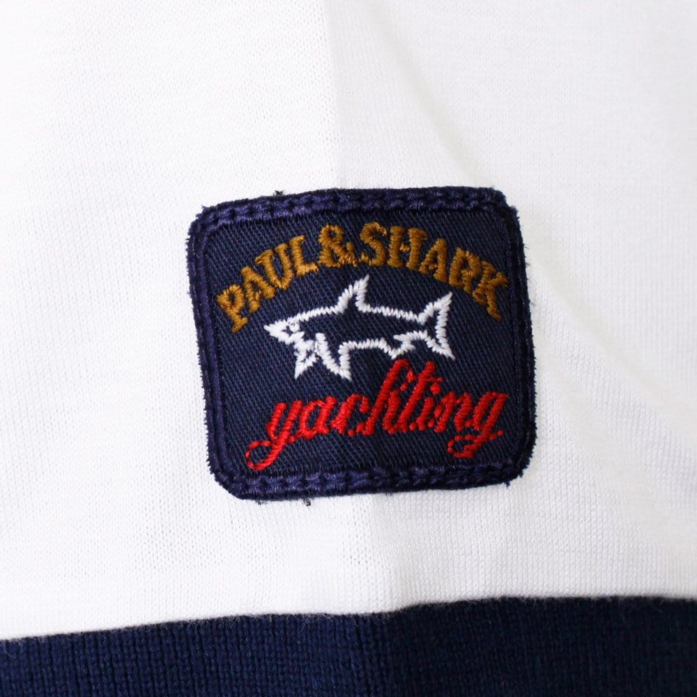 Paul and Shark Logo T-Shirt - White