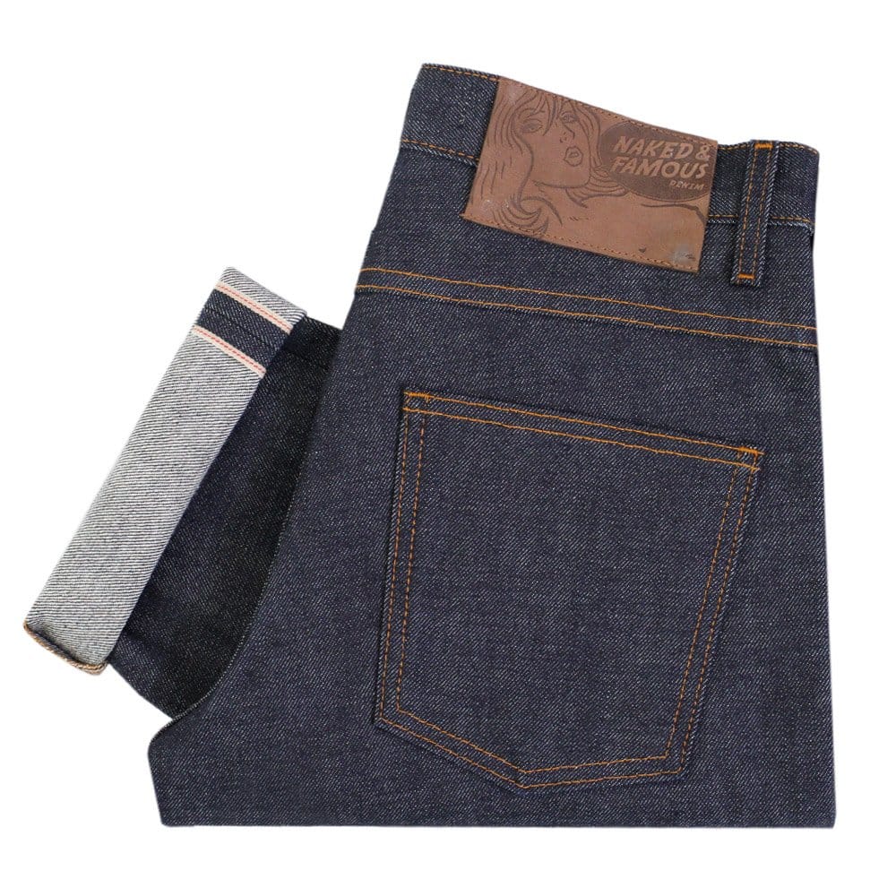 Naked and Famous Denim Naked and Famous Slim Guy Dirty Fade Selvedge Denim 018532