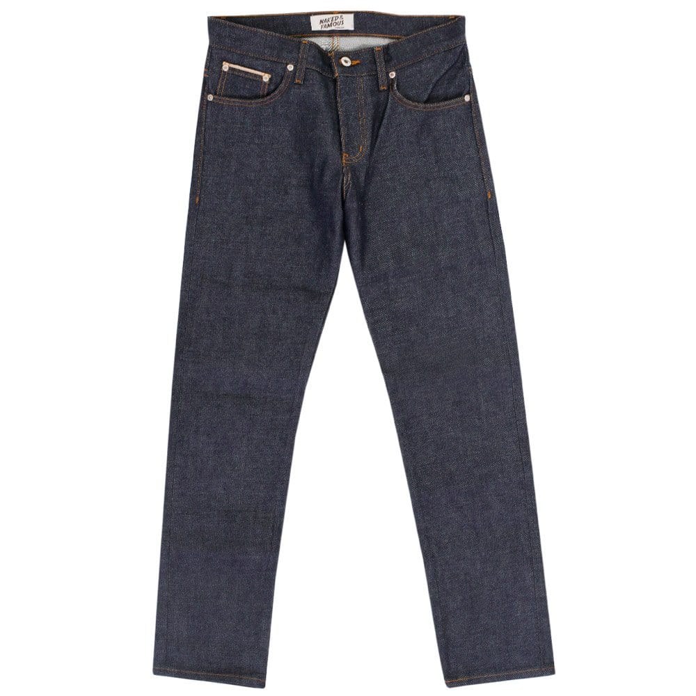 Naked and Famous Denim Naked and Famous Slim Guy Dirty Fade Selvedge Denim 018532