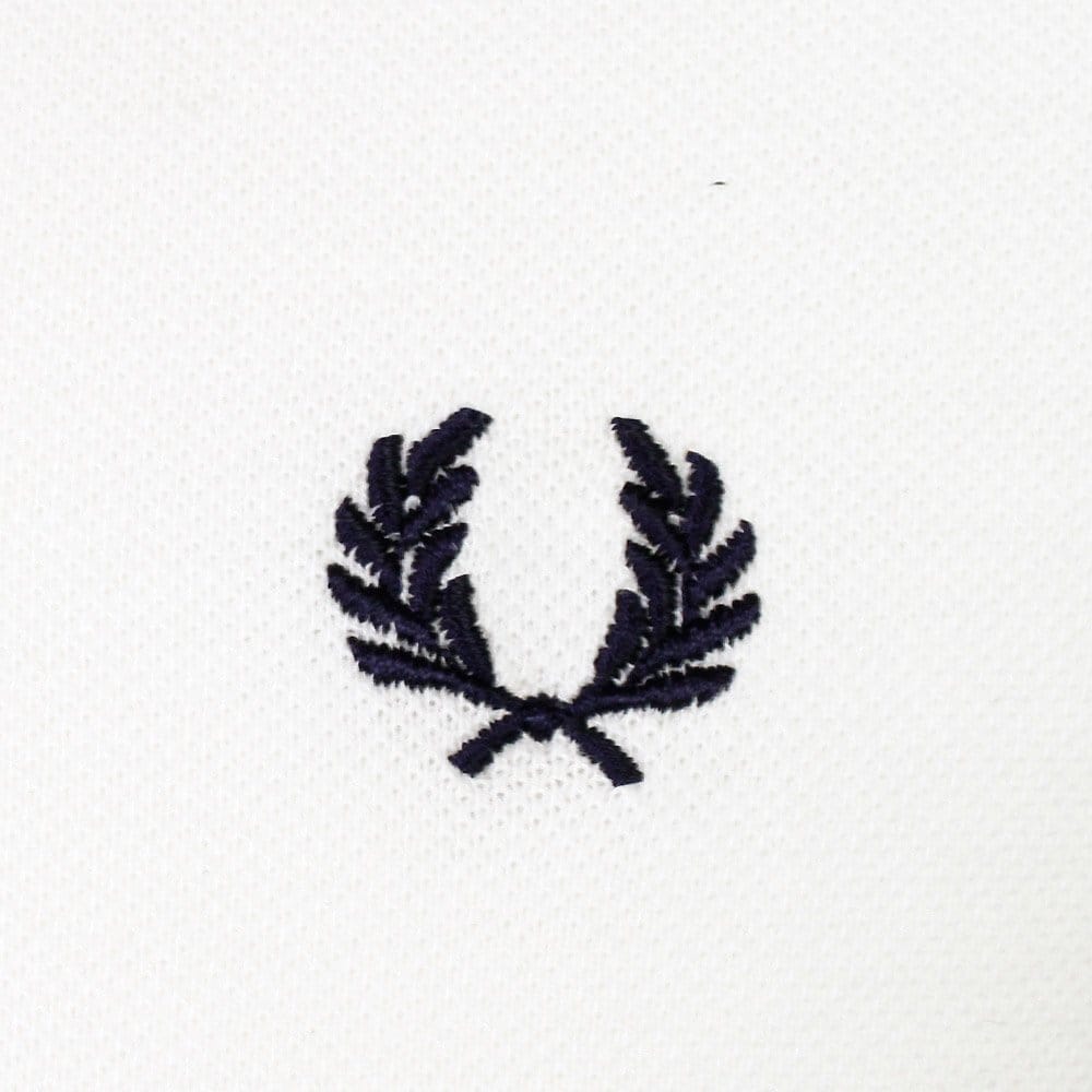 Fred Perry Reissues Fred Perry The Single Tipped Snow White Polo Shirt M2 129