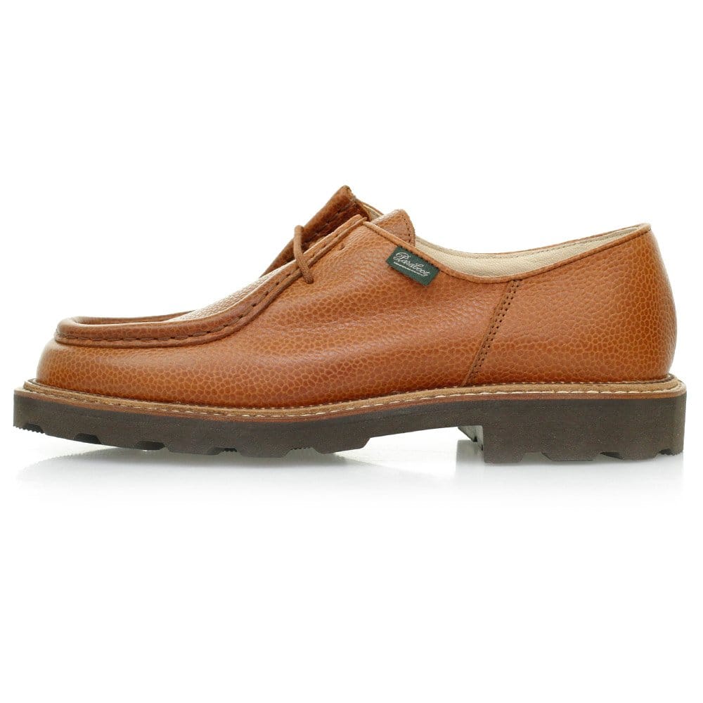 Paraboot Michael Marche Tan Grain Scotch Leather Shoes 157722