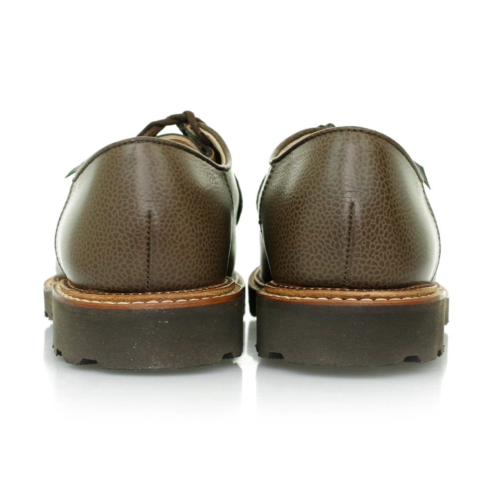 Paraboot Michael Marche Khaki Grain Scotch Leather Shoes 157731