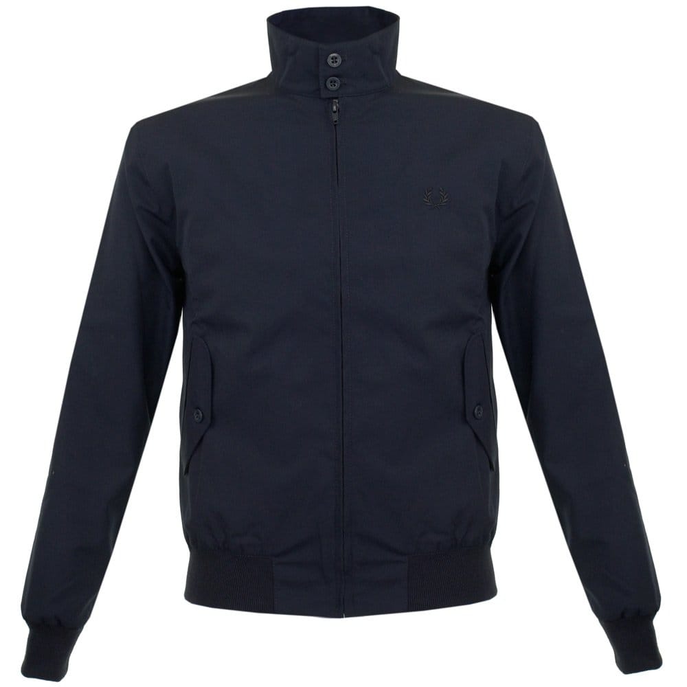 Fred Perry Navy Harrington Made in England Jacket