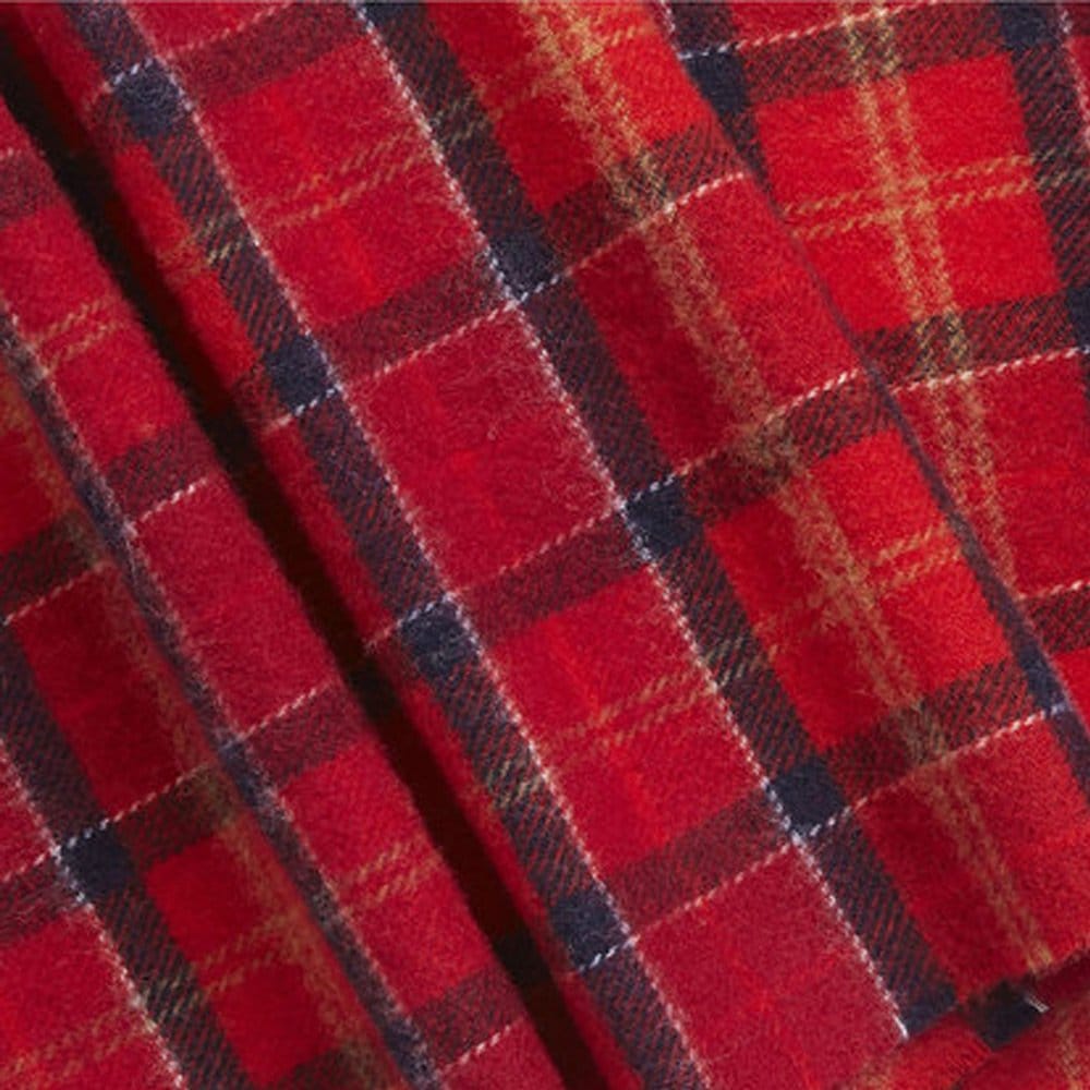 Barbour Tartan Cardinal Lambswool Scarf USC0001TN12