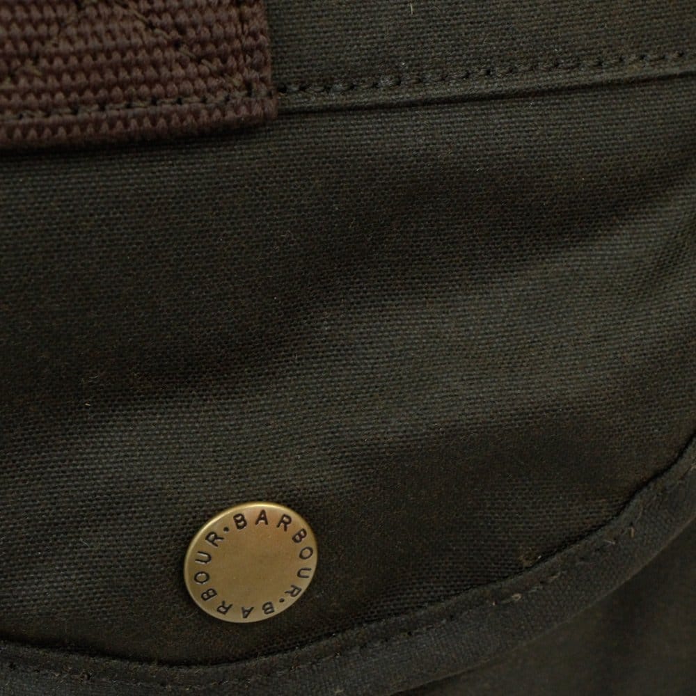 Barbour Wax Longthorpe Laptop Olive Briefcase UBA0360OL71