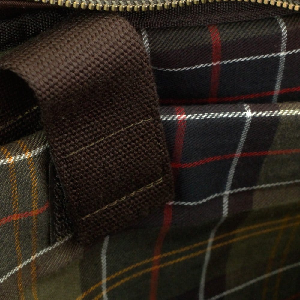Barbour Wax Longthorpe Laptop Olive Briefcase UBA0360OL71
