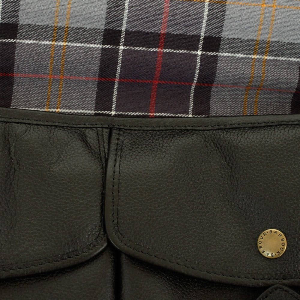 Barbour Leather Black Briefcase UBA0011BK11