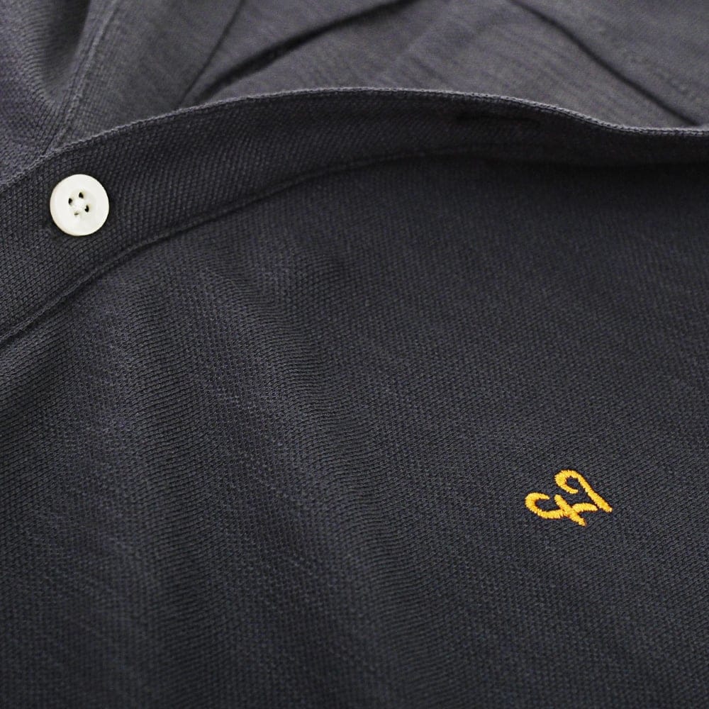 Farah Archive Farah Vintage Brayton True Navy Button Down Shirt F4KS50L0