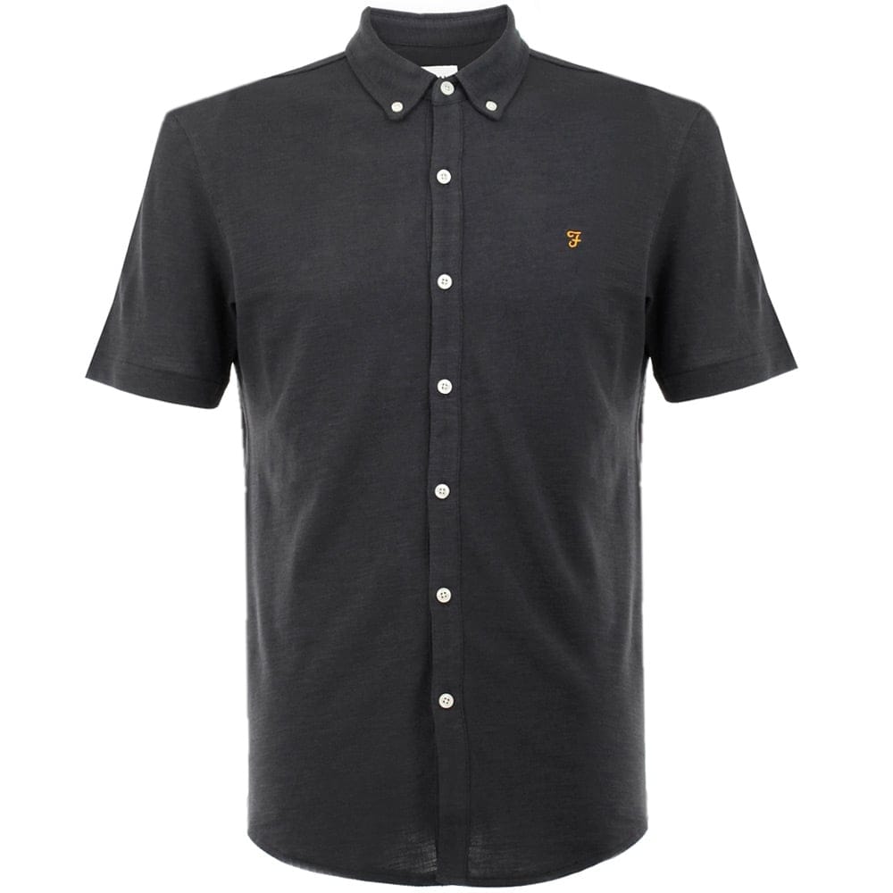 Farah Archive Farah Vintage Brayton True Navy Button Down Shirt F4KS50L0