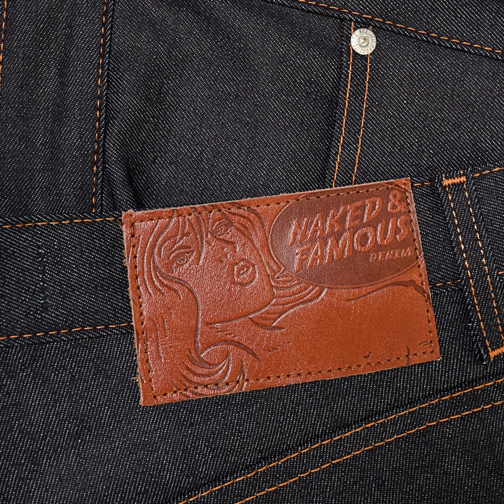 Naked and Famous Denim Naked and Famous Easy Guy Dark Wash Selvedge Denim Jeans 015506