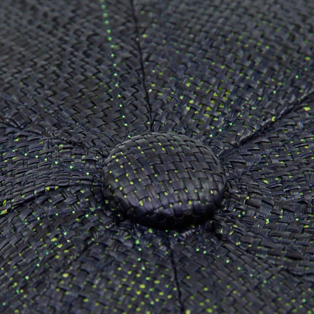 Stetson Hats Hatteras Raffia Flat Cap- Dark Green