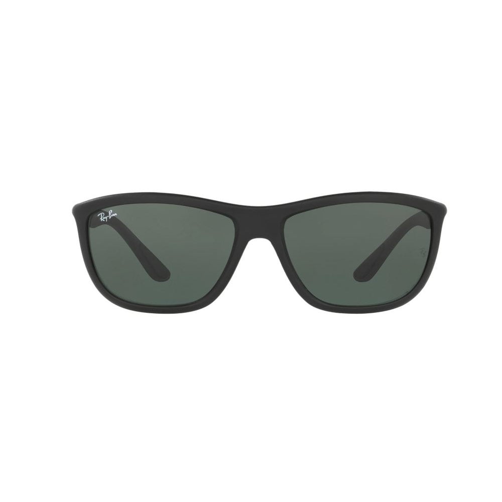 Ray Ban Black RB8351 Sunglasses - Green Classic Lenses