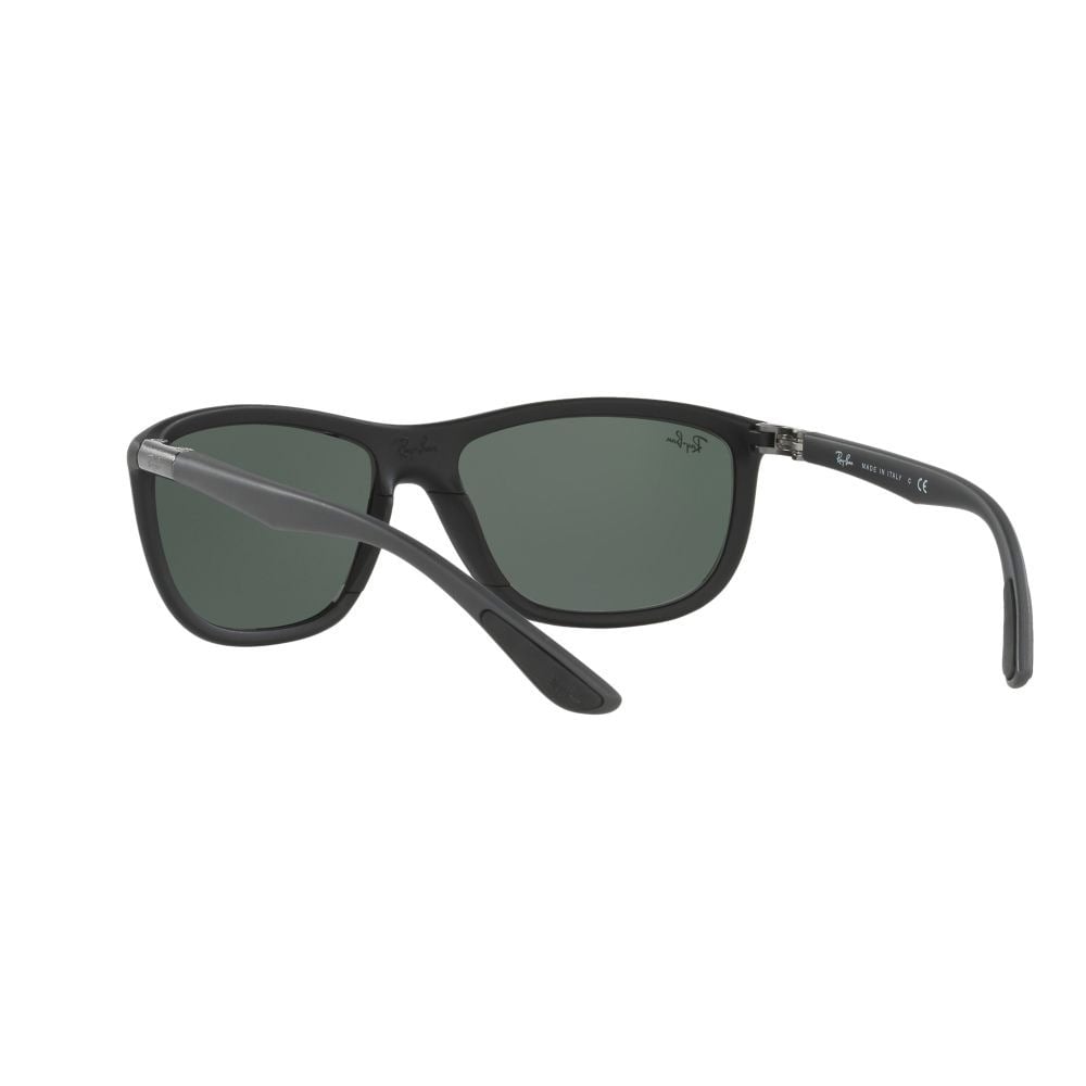 Ray Ban Black RB8351 Sunglasses - Green Classic Lenses