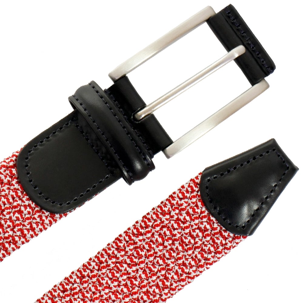 Anderson's Belts Elastic Woven Belt - Red