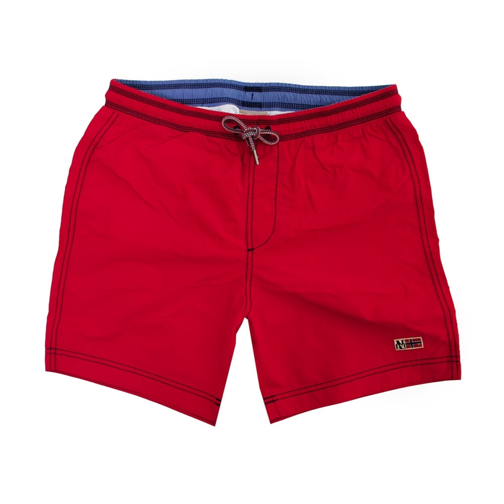 Napapijri Villa Solid Romantic Red Shorts