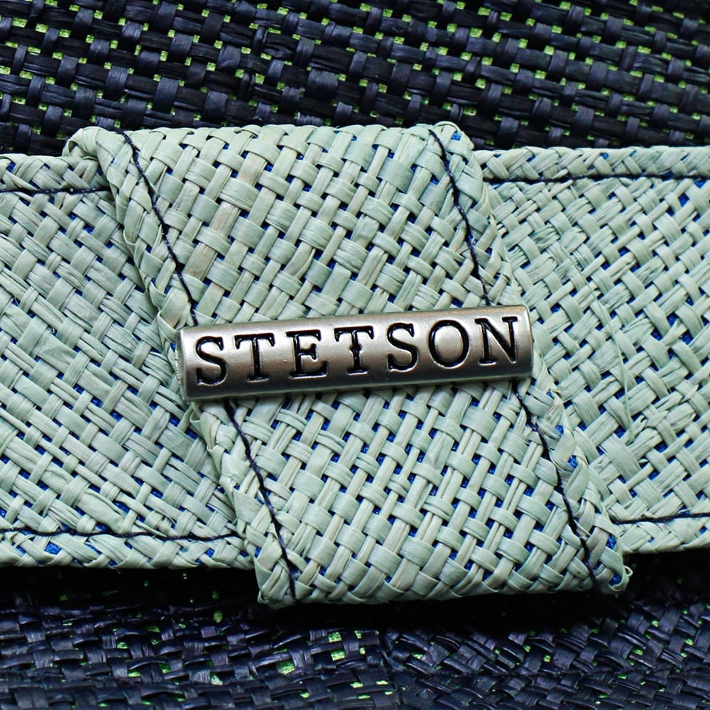 Stetson Hats Streator Raffia Hat- Navy