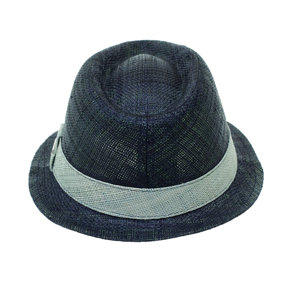 Stetson Hats Streator Raffia Hat- Navy