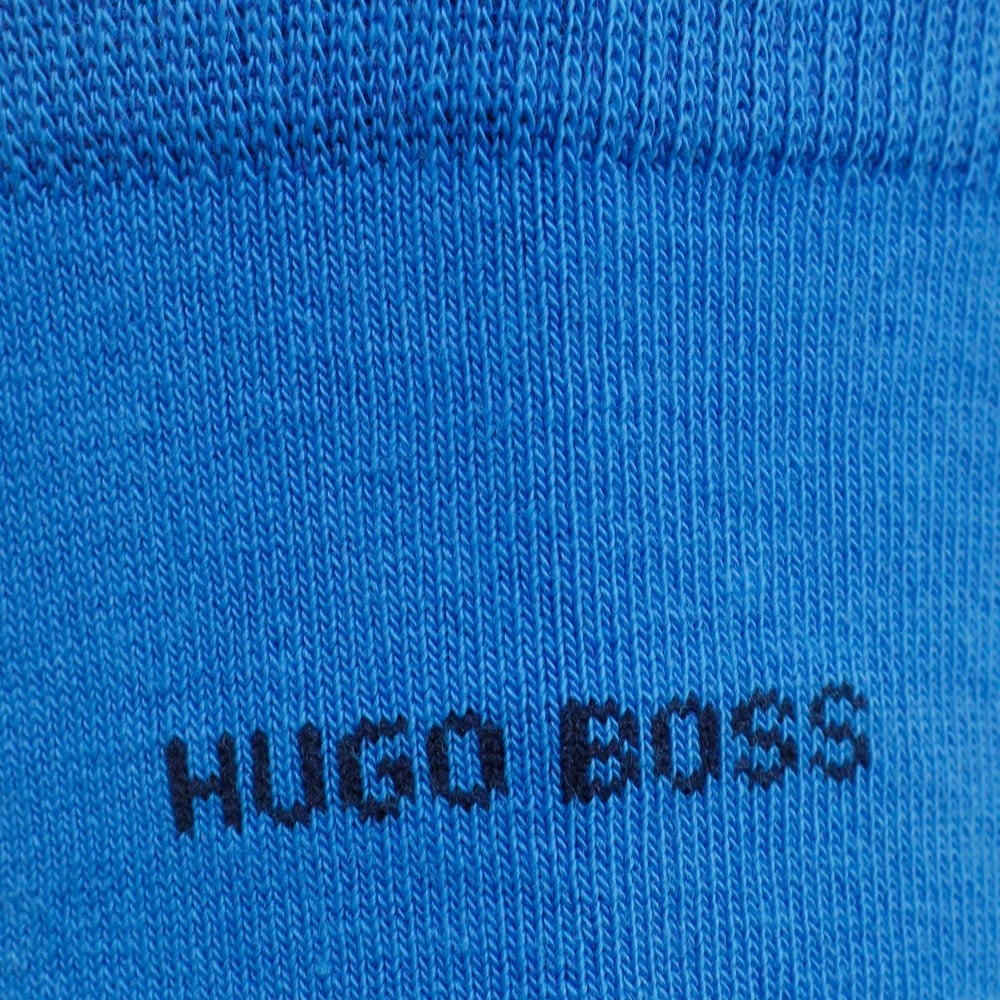 Boss Hugo Boss Double Pack Blue Patterned Socks 503128