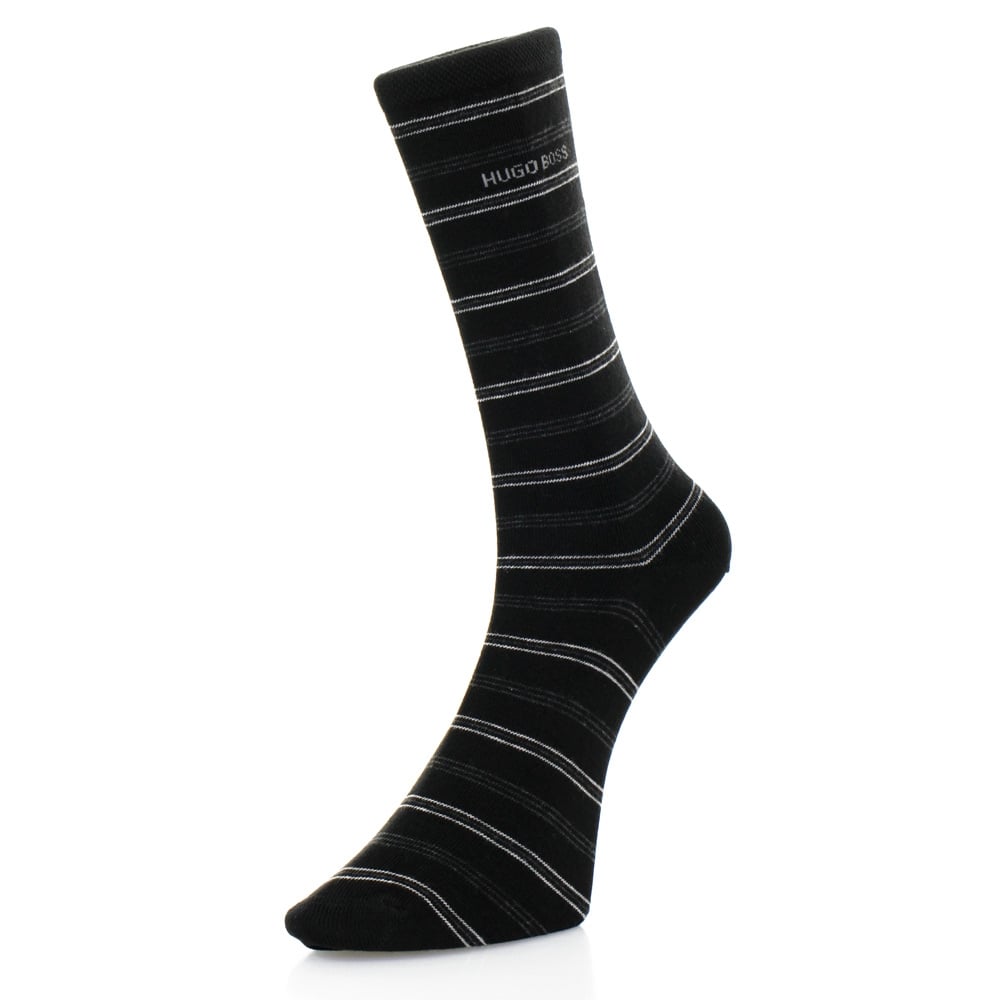 Boss Hugo Boss Black Double pack Black stripe Socks 5031286