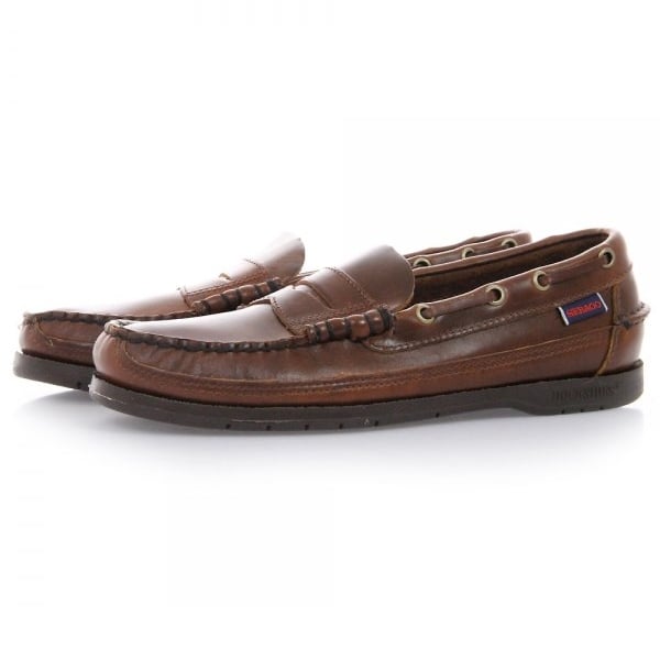 Sebago Sloop Brown Loafer Shoe B70384