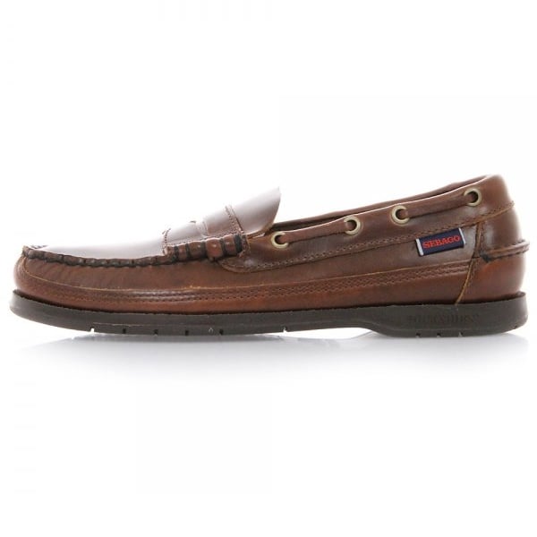 Sebago Sloop Brown Loafer Shoe B70384
