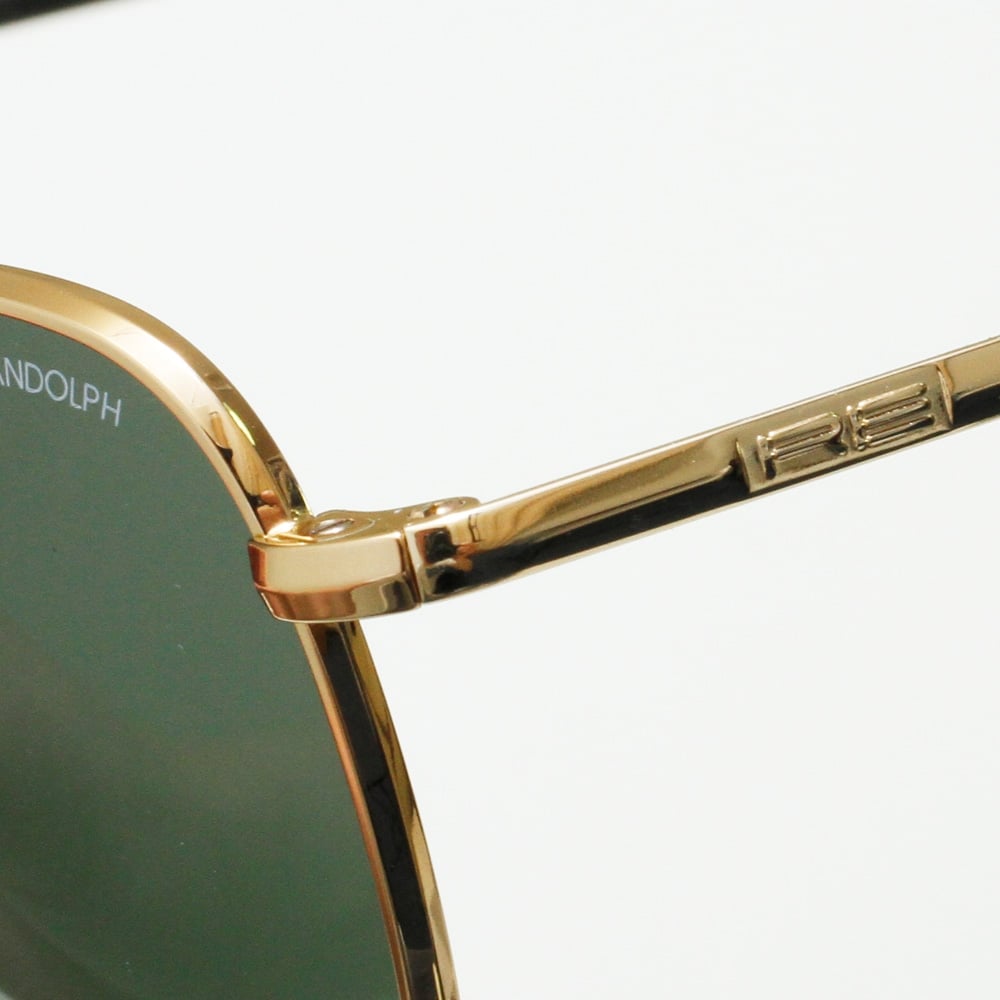 Randolph Sunglasses Randolph Aviator Gold Bayonet Sunglasses AF51614