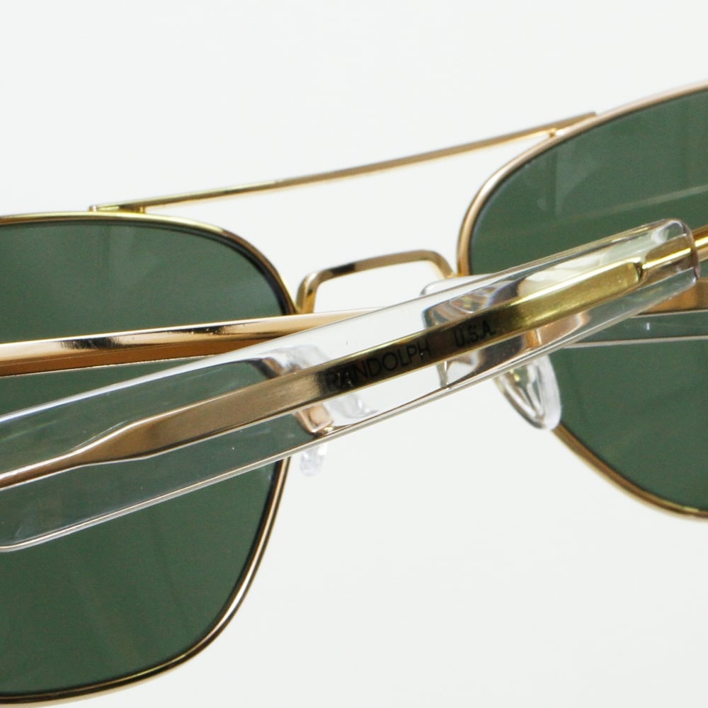 Randolph Sunglasses Randolph Aviator Gold Bayonet Sunglasses AF51614
