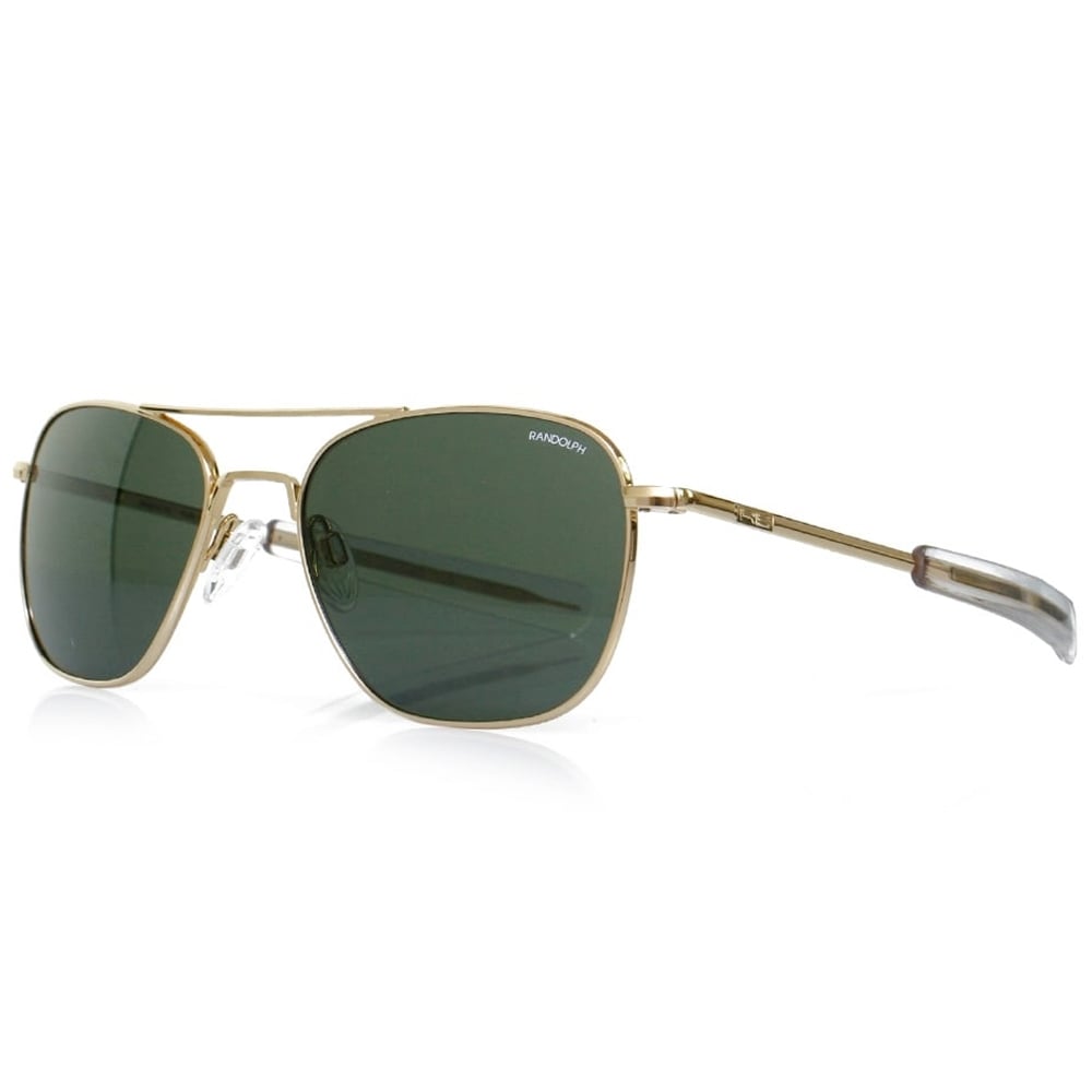 Randolph Sunglasses Randolph Aviator Gold Bayonet Sunglasses AF51614