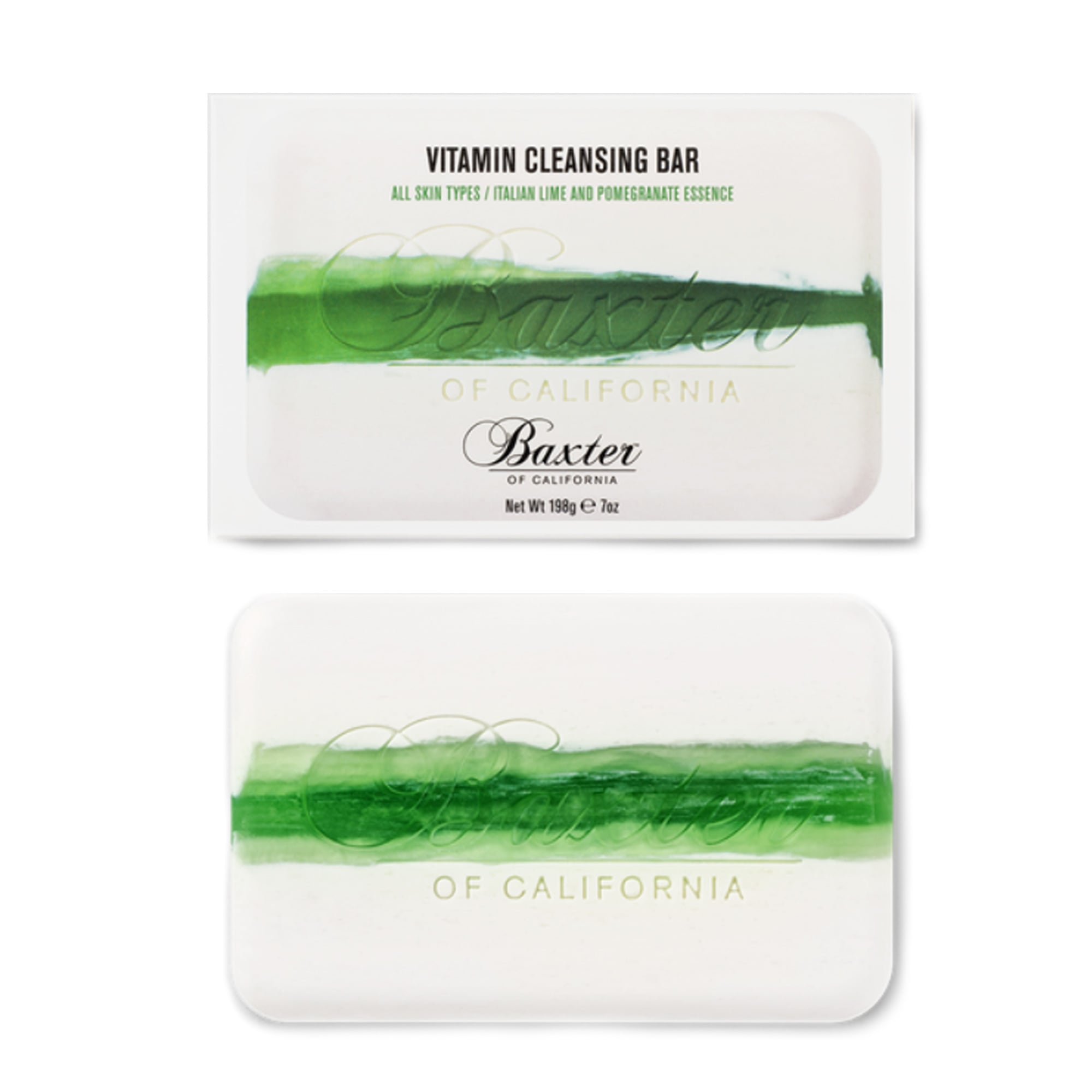 Baxter of California Vitamin Cleansing Bar - Italian lime Pomegranate