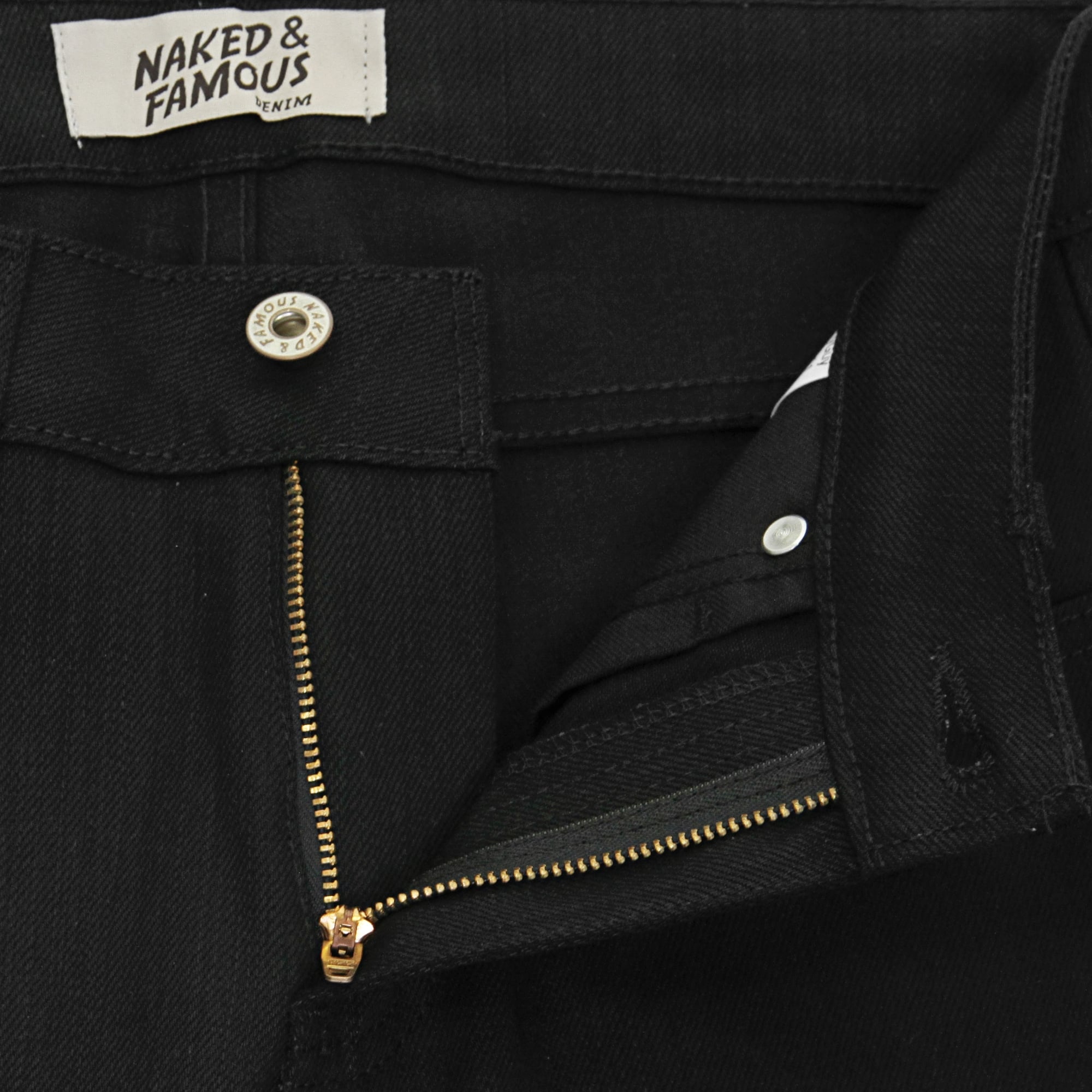Naked and Famous Denim Naked and Famous Skinny Guy Black Jeans