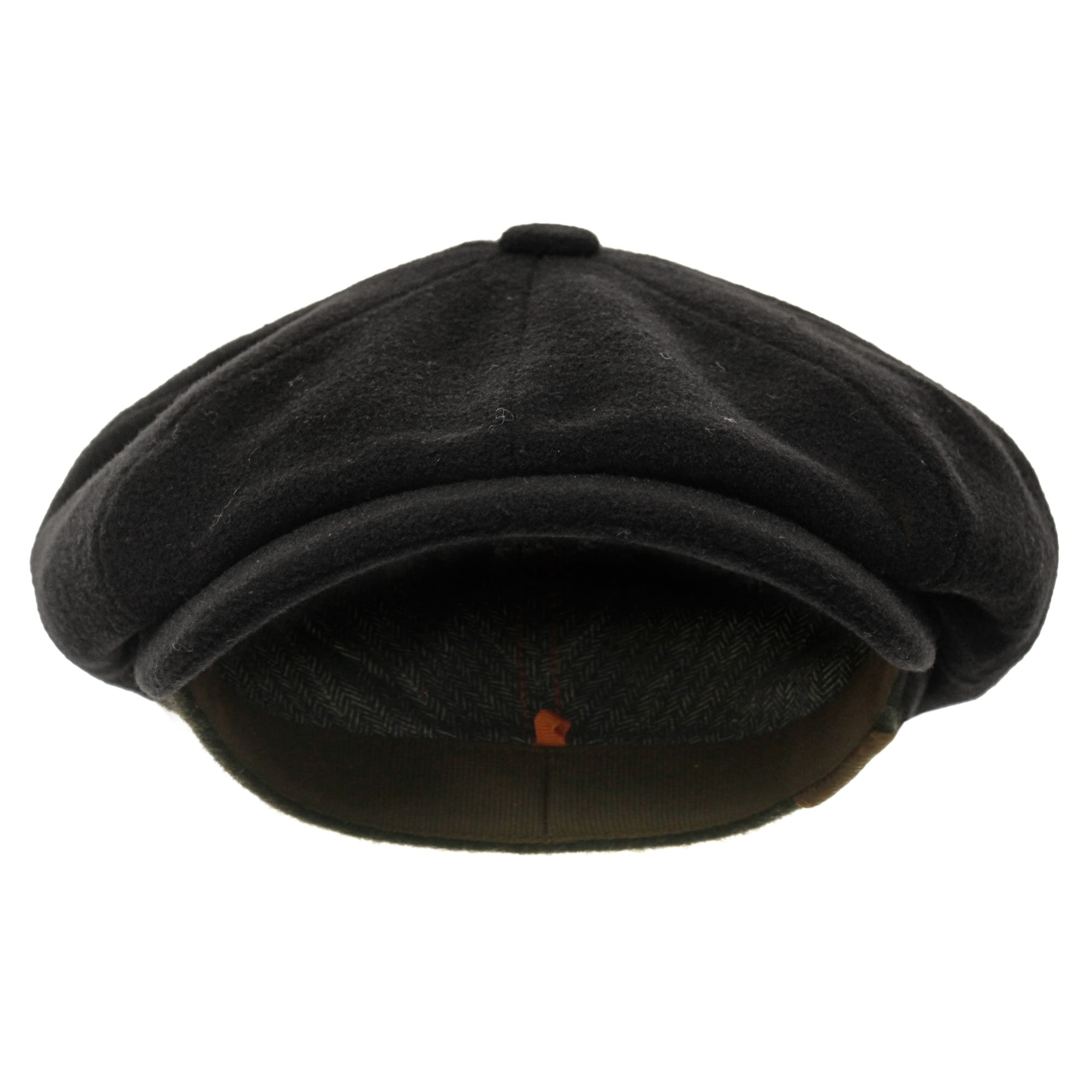 Stetson Hats Stetson Wool Black Newsboy Cap 6840101 32