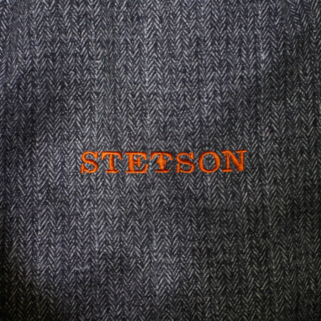 Stetson Hats Stetson Wool Black Newsboy Cap 6840101 32
