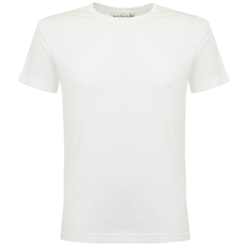 Merz B Schwanen 1950's Organic Cotton White T-Shirt
