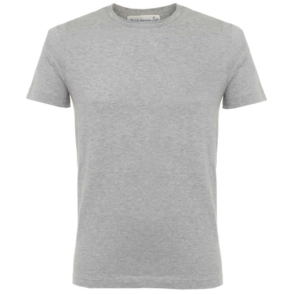 Merz B Schwanen 1950's Organic Cotton Grey T-Shirt