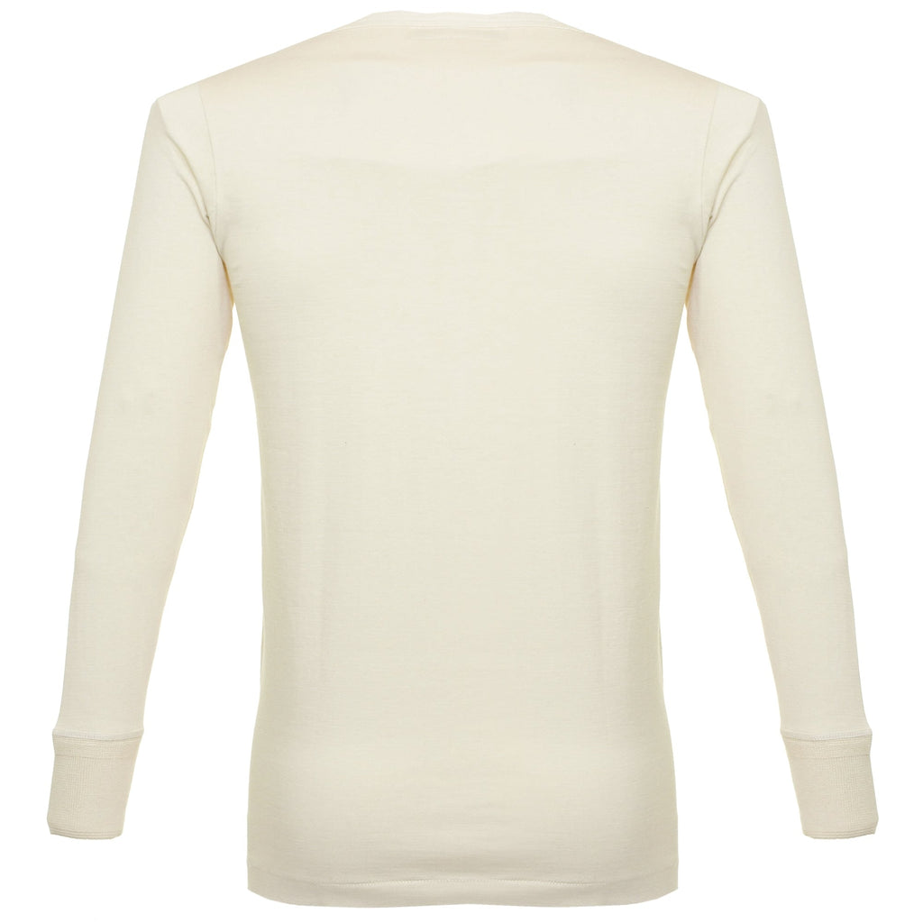 Merz B. Schwanen Button Facing Nature Henley T-Shirt 206