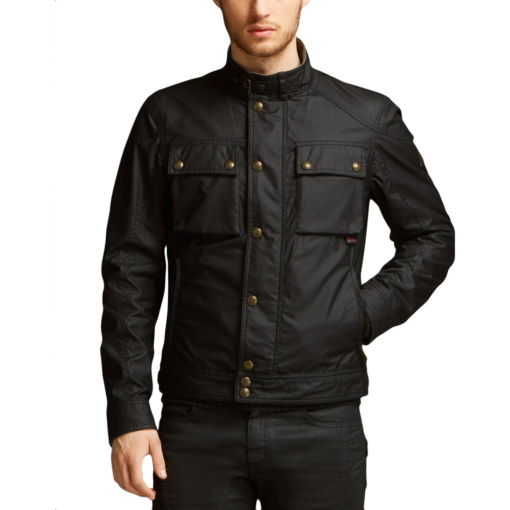 Belstaff Racemaster Faded Olive Waxed Jacket