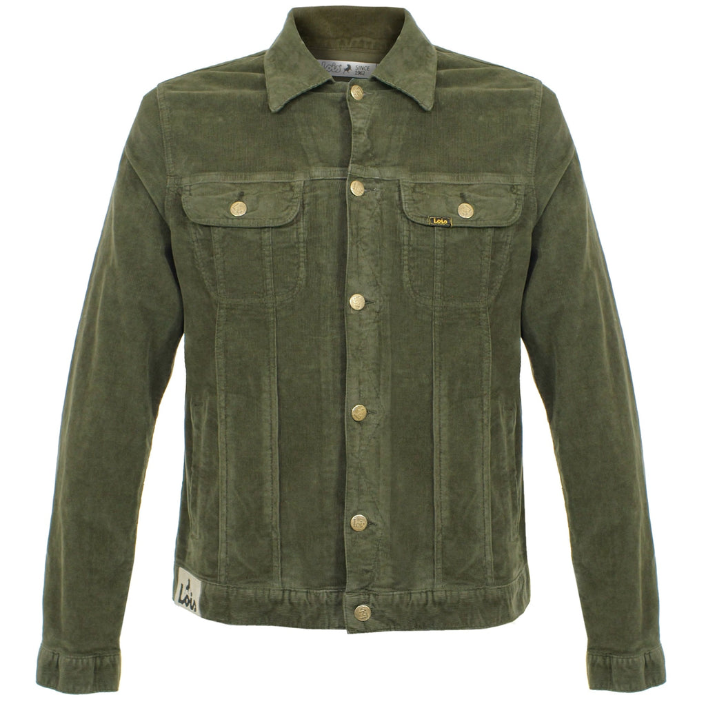 Lois Jeans Tejana Thin Corduroy Khaki Jacket 10015083K